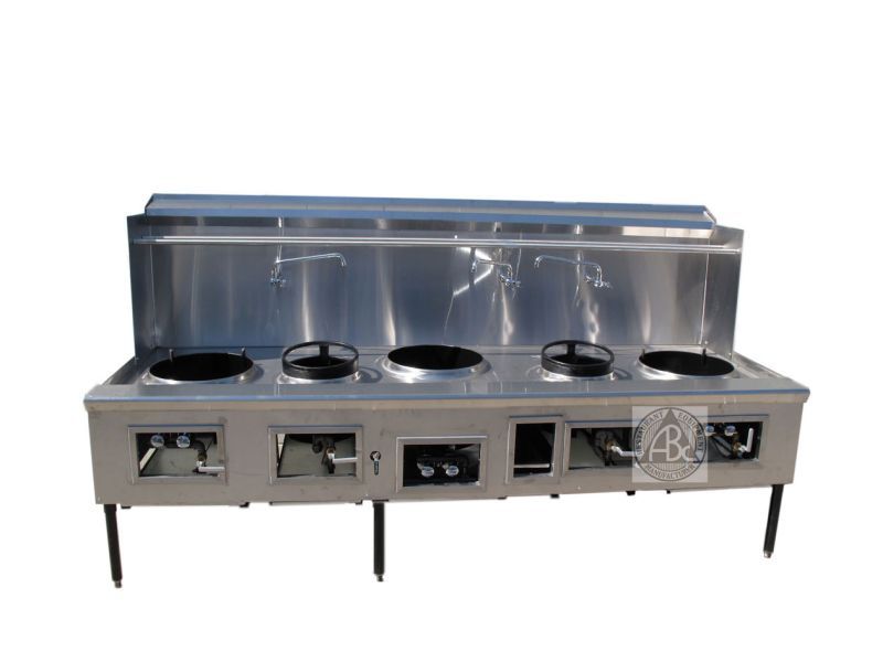5 Hole Wok Range